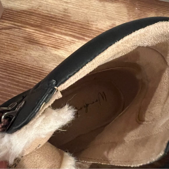 Wonderly Baluxy Booties Blue Faux Fur Size  9 - Picture 7 of 10